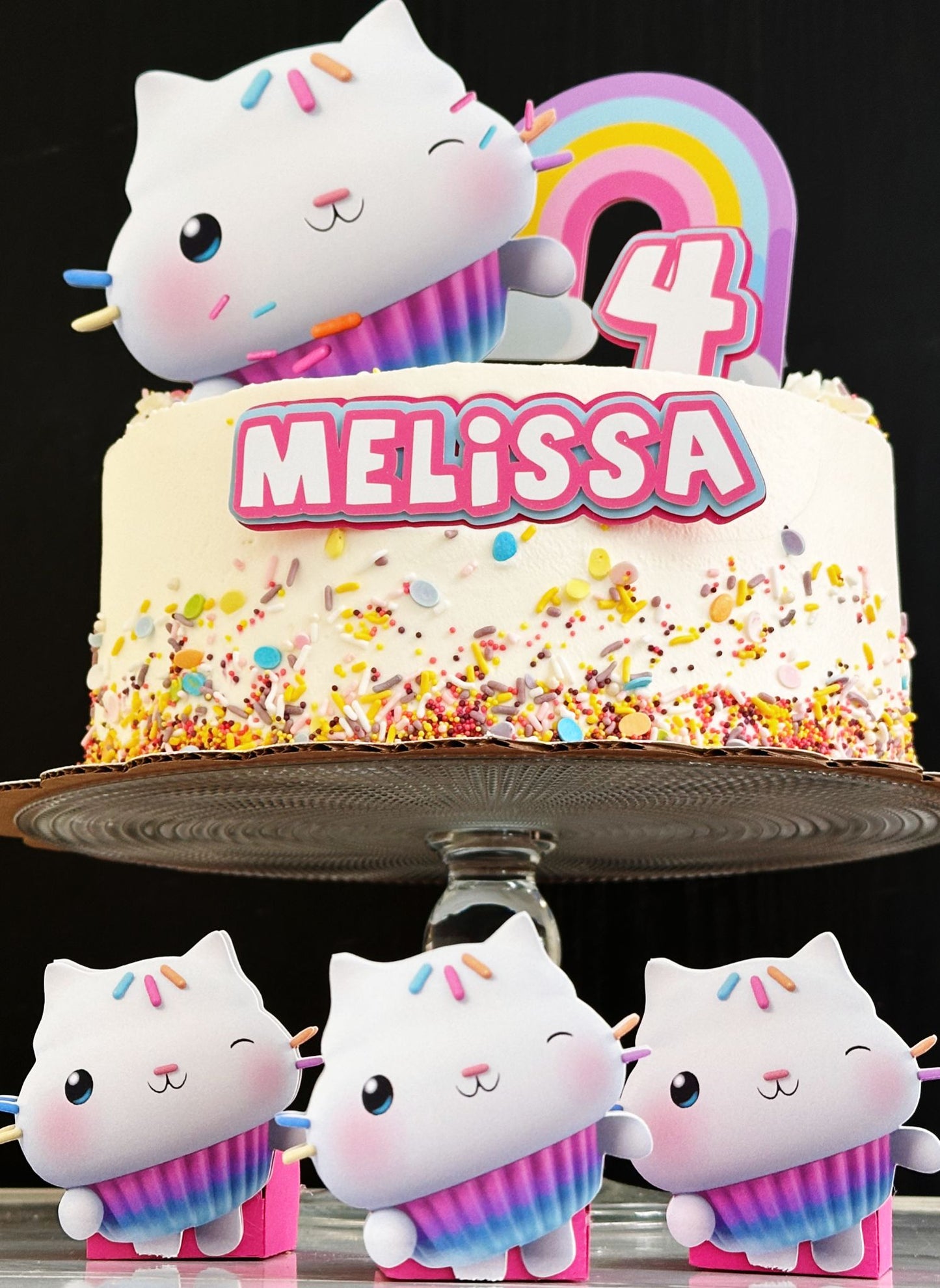 Personalized "Cakey"Cake Topper