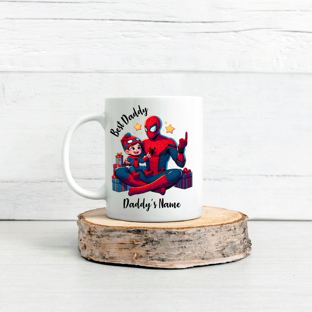 Father's Day Super Hero Personalized Mug