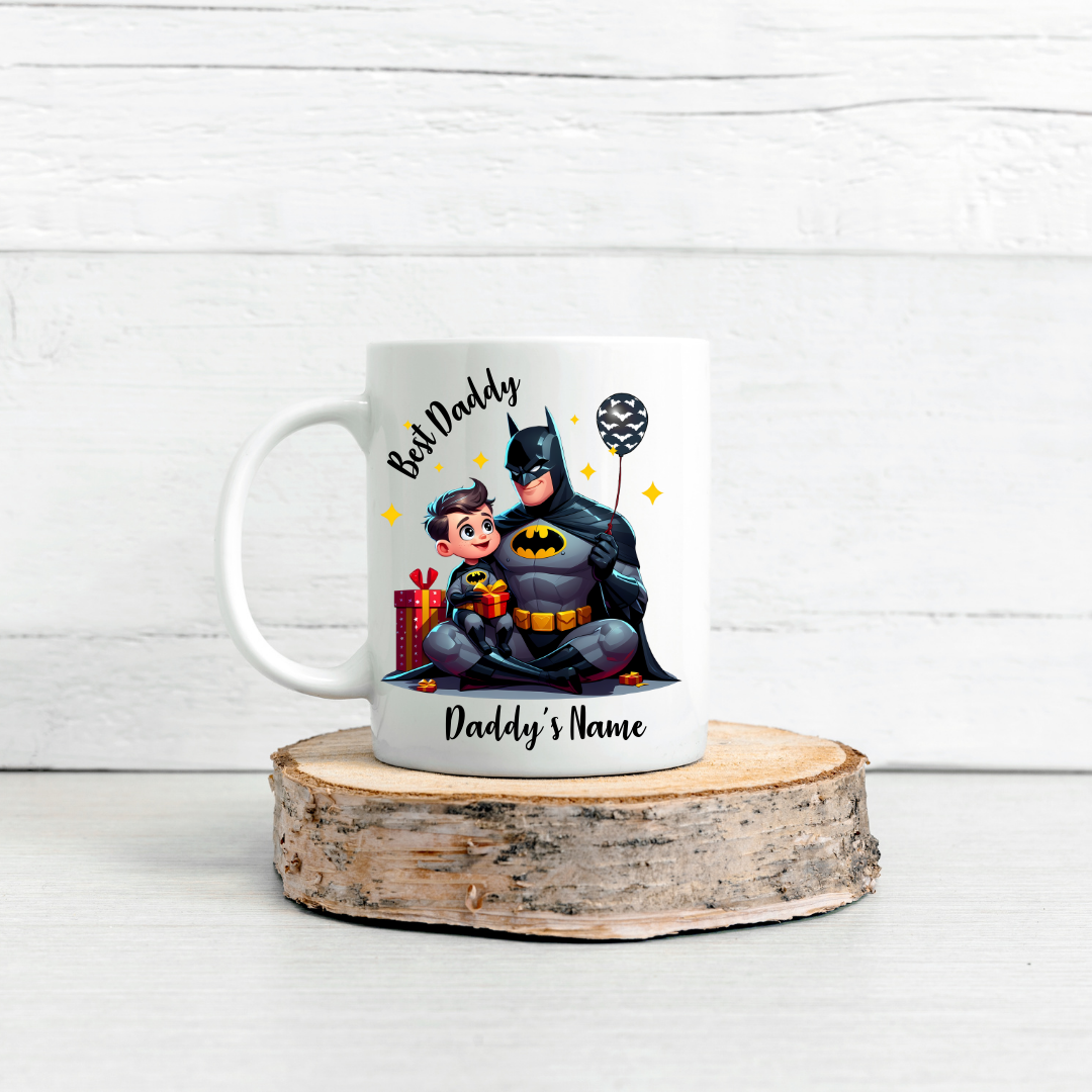 Father's Day Super Hero Personalized Mug